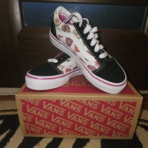 Vans Old Skool "Love Doughnuts" Preschool Girls' Shoe NEW